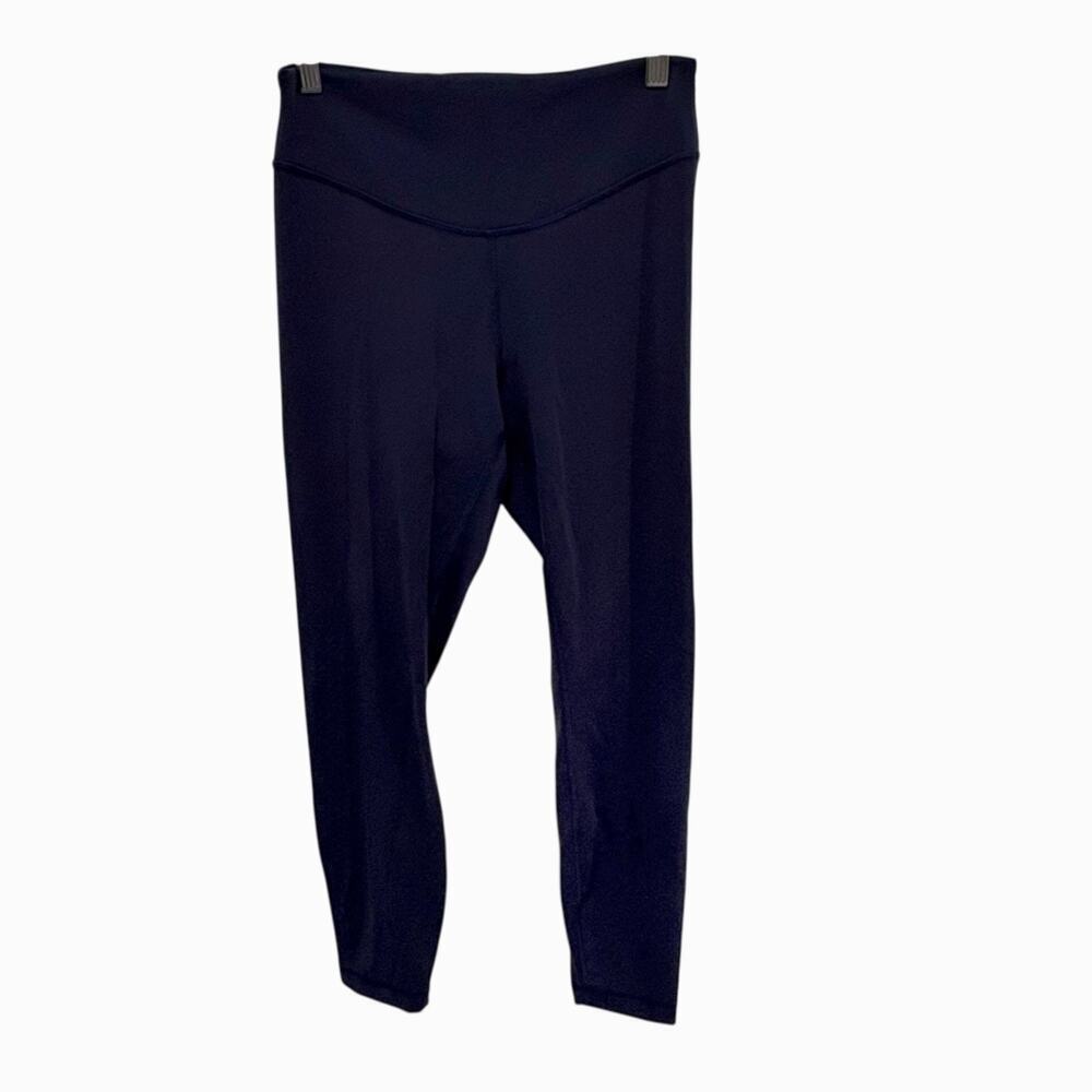 Lululemon Wunder Under High Rise Tights Navy Blue Women's 8